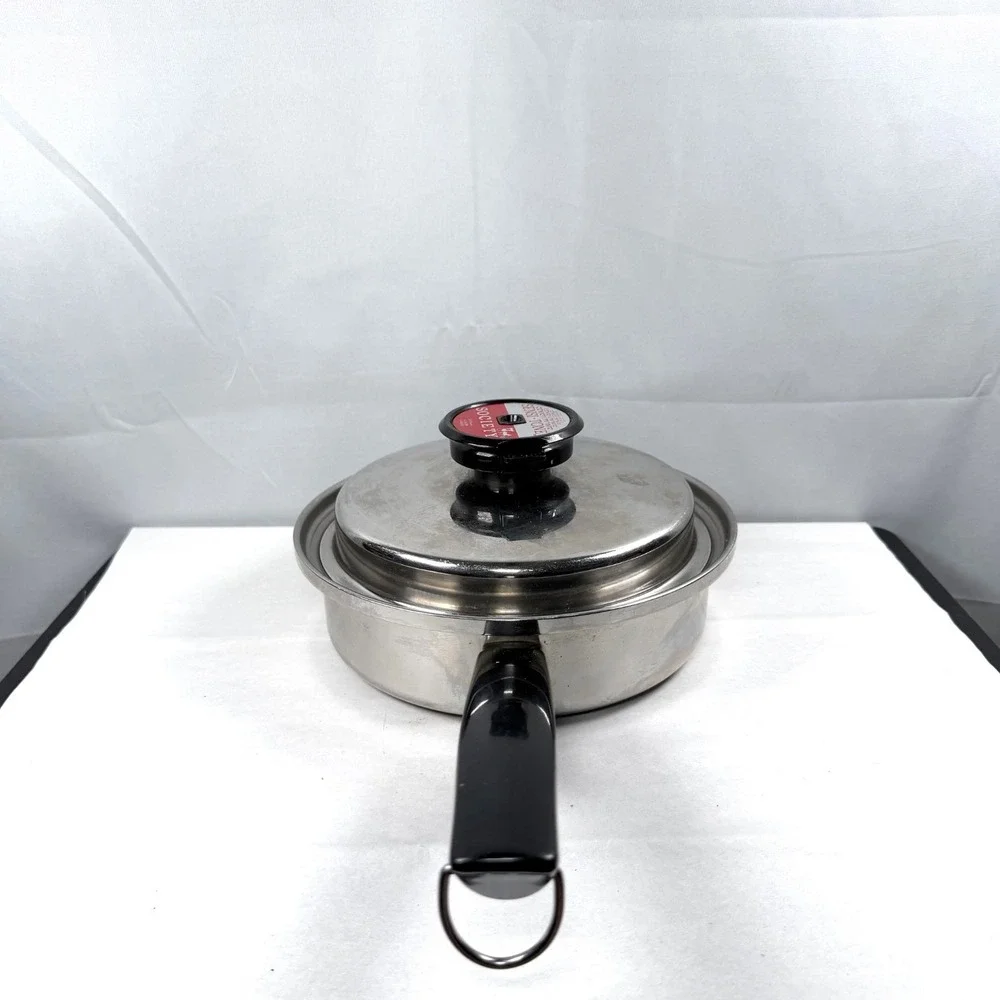 Society Sensi-Tone Cookware Sauce Pan Pot USA Made With Lid T304S-I